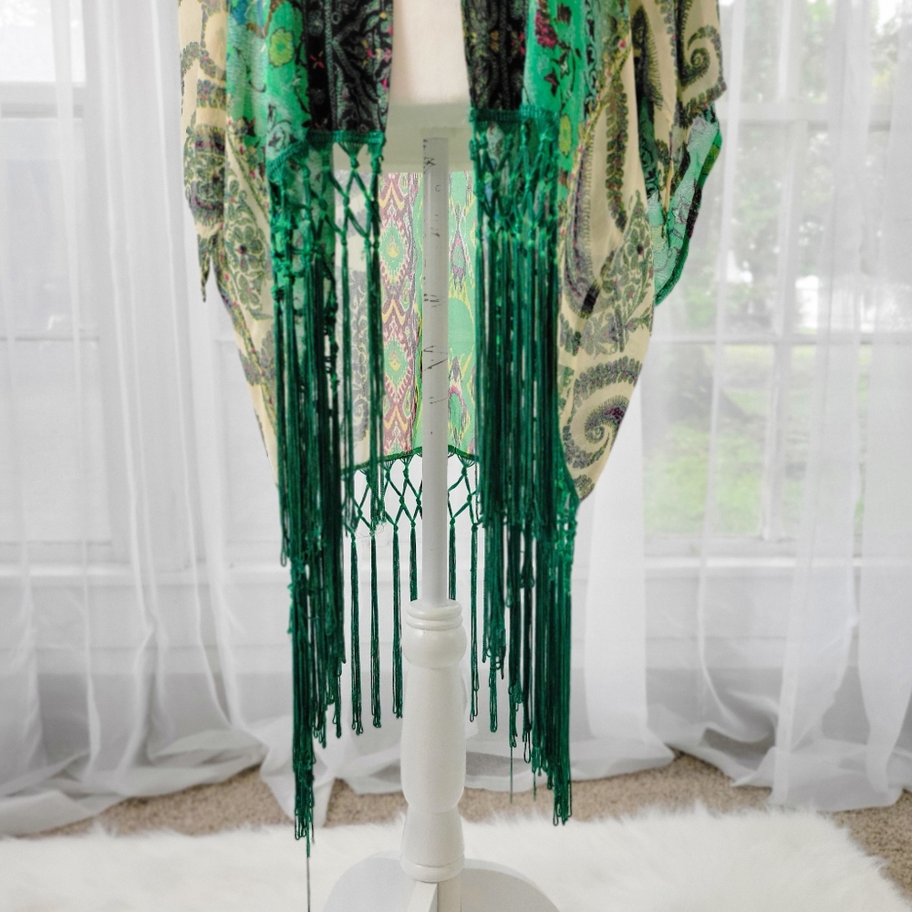 "Entro" women's boho kimono - Picture 5 of 10